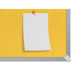 Textil-Pinnwand mit Aluminiumrahmen Widescreen 40" 90x51cm gelb Nobo 1905319 Produktbild Additional View 4 S