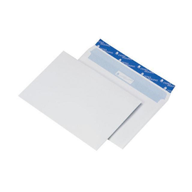 Briefumschlag CYGNUS ohne Fenster C5 mit Haftklebung 100g weiß FSC mit blauem Innendruck Öffnung an der langen Seite (PACK=500 STÜCK) Produktbild