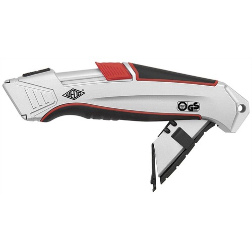 Schneidemesser Safety Cutter Alu 24mm incl. 1 Ersatzklinge im Aluminium-Gehäuse Wedo 78825 Produktbild Additional View 2 L