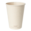 Coffee to Go Becher 350ml Ø90mm Bagasse+PLA ecoecho Duni 182533 (PACK=50 STÜCK) Produktbild