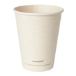 Coffee to Go Becher 240ml Ø80mm Bagasse+PLA ecoecho Duni 182532 (PACK=50 STÜCK) Produktbild