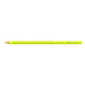 Farbstift mit Noppen COLOUR GRIP dreikant neon gelb Faber Castell 112402 Produktbild