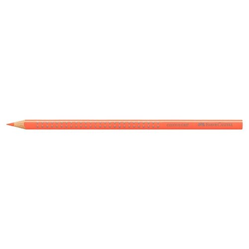 Farbstift mit Noppen COLOUR GRIP dreikant neon orange Faber Castell 112403 Produktbild