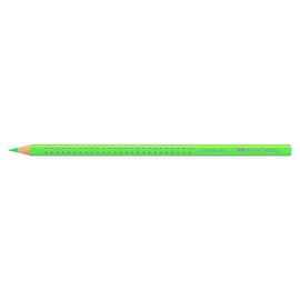 Farbstift mit Noppen COLOUR GRIP dreikant neon grün Faber Castell 112410 Produktbild