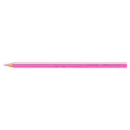 Farbstift mit Noppen COLOUR GRIP dreikant neon pink Faber Castell 112414 Produktbild