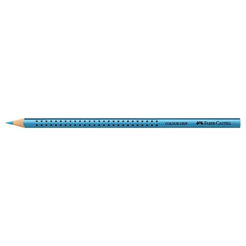 Farbstift mit Noppen COLOUR GRIP dreikant metallic blau Faber Castell 112486 Produktbild