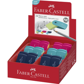 Radiergummi SLEEVE mini 54x24x10mm farbig sortiert Faber Castell 182445 Produktbild