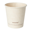 Coffee to Go Becher 120ml Ø60mm Bagasse+PLA ecoecho Duni 182530 (PACK=50 STÜCK) Produktbild