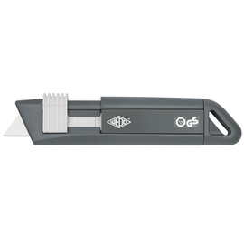 Schneidemesser Safety Cutter Compact 19mm grau/weiß Wedo 79810 Produktbild
