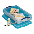 Aufbewahrungsbox mit Deckel 46,5x8,5x27cm 6Liter transparent Really Useful 6C Produktbild