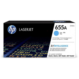 Toner 655A für Color Laserjet Enterprise M653X 10500Seiten cyan HP CF451A Produktbild