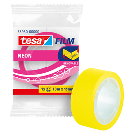 Klebefilm neon 19mm x 10m pink/gelb Tesa 53930-00000 Produktbild