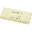 Haftnotizen 50x40mm Recycling Notes gelb Papier BestStandard (PACK=6x 100 BLATT) Produktbild