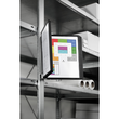 Sichttafelständer VARIO MAGNET WALL 10 mit 10 schwarzen Sichttafeln magnetisch Durable 5918-01 Produktbild Additional View 1 S