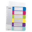 Register WOW bedruckbar A4 245x305mm Zahlen 1-6 mehrfarbig Plastik Leitz 1242-00-00 Produktbild