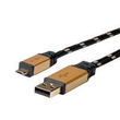 ROLINE Gold - USB-Kabel - Micro-USB Typ B (M) Produktbild
