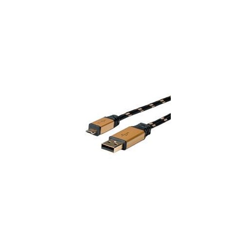 ROLINE Gold - USB-Kabel - Micro-USB Typ B (M) Produktbild