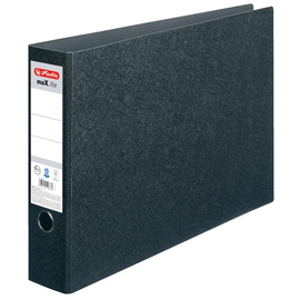 Ordner maX.file Hartpappe A3 quer 7,5cm sk Rückenschild Herlitz 300002381 Produktbild
