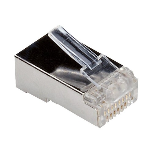 ROLINE Anschluss - CAT 6e - STP - durchsichtig (Packung mit 10) Produktbild