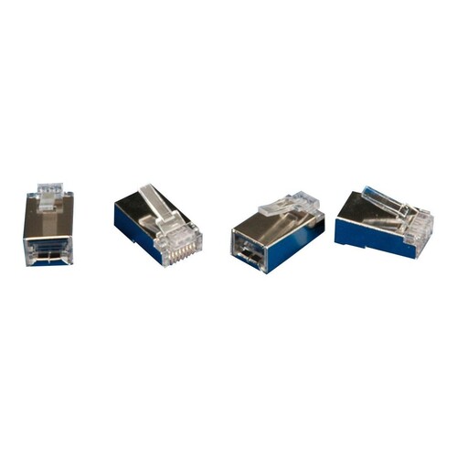 ROLINE Anschluss - CAT 6e - STP - durchsichtig (Packung mit 10) Produktbild Additional View 2 L
