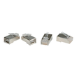 ROLINE Anschluss - CAT 6e - STP - durchsichtig (Packung mit 10) Produktbild Additional View 3 S