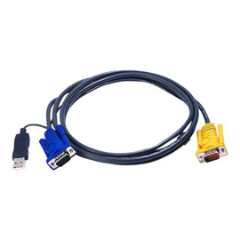 ATEN 2L-5206UP - Video- / USB-Kabel - 15-polig SPHD (M) Produktbild