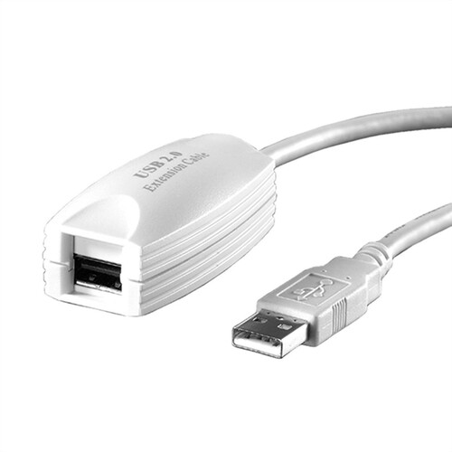 VALUE USB-Verlängerungskabel - USB (W) zu USB (M) Produktbild Additional View 1 L