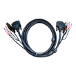 ATEN 2L-7D03UD - Video- / USB- / Audio-Kabel - USB, mini-phone stereo 3.5 mm, DVI-D (M) Produktbild
