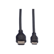 ROLINE HDMI-Kabel mit Ethernet - HDMI männlich zu mini HDMI männlich Produktbild Additional View 2 S