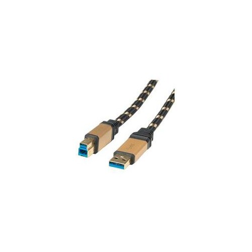 ROLINE Gold - USB-Kabel - USB Type B (M) zu USB Typ A (M) Produktbild
