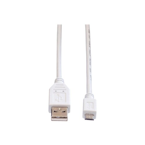 VALUE USB-Kabel - Micro-USB Typ B (M) zu USB (M) Produktbild Additional View 1 L