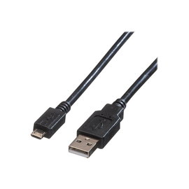 ROLINE USB-Kabel - Micro-USB Typ B (M) zu USB (M) Produktbild