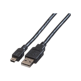 ROLINE USB-Kabel - USB (M) zu Mini-USB, Typ A (M) Produktbild