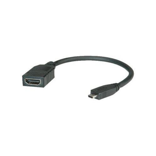 VALUE High Speed - HDMI-Kabel mit Ethernet - 19 pin micro HDMI Type D männlich zu HDMI weiblich Produktbild