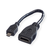 VALUE High Speed - HDMI-Kabel mit Ethernet - 19 pin micro HDMI Type D männlich zu HDMI weiblich Produktbild Additional View 1 S