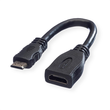 VALUE High Speed - HDMI-Kabel mit Ethernet - 19 pin mini HDMI Type C männlich zu HDMI weiblich Produktbild Additional View 1 S