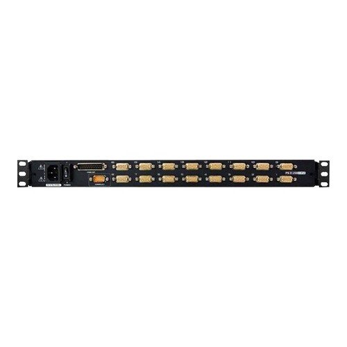 ATEN Slideaway CL5716M - KVM-Konsole mit KVM-Switch - 16 Anschlüsse - PS/2, USB - 43.2 cm (17") Produktbild Additional View 2 L