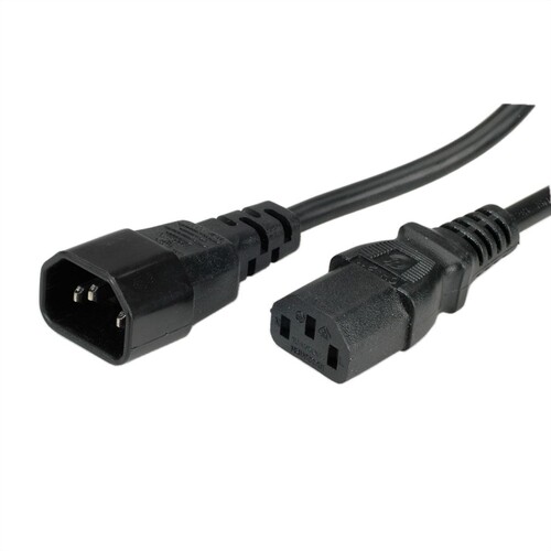 Bachmann Stromkabel - IEC 60320 C14 zu power IEC 60320 C13 Produktbild Additional View 1 L