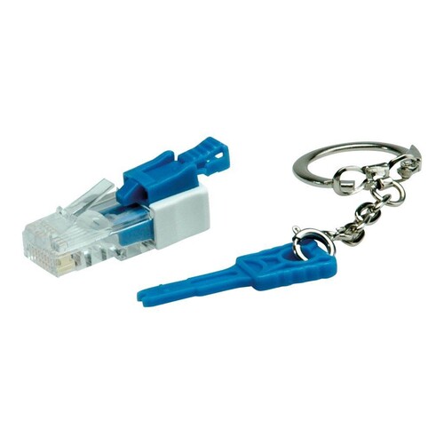 ROLINE Netzwerkanschluss - RJ-45 (M) - durchsichtig Produktbild Additional View 3 L