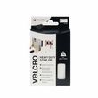 VELCRO Stick On Heavy Duty - Selbstklebendes Klettband - 5 x 10 cm - weiß - Kunststoff (Packung mit Produktbild