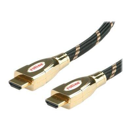 ROLINE Gold - HDMI-Kabel mit Ethernet - HDMI männlich zu HDMI männlich Produktbild