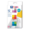 Modelliermasse-Materialpackung FIMO soft Brillant Colours ofenhärtend 12x25g sortiert Staedtler 8023C12-2 Produktbild