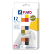 Modelliermasse-Materialpackung FIMO soft Natural Colours ofenhärtend 12x25g sortiert Staedtler 8023C12-4 Produktbild