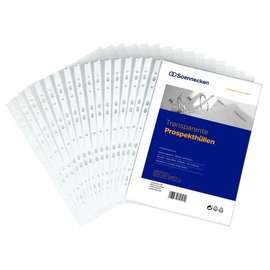 Prospekthüllen oben offen A4 55µ PP genarbt BestStandard (PACK=100 STÜCK) Produktbild