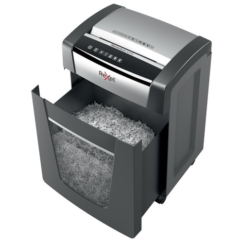 Aktenvernichter Momentum M515 für 15Blatt 2x15mm Partikelschnitt Rexel 2104577EU (Sicherheitsstufe P-5) Produktbild Additional View 2 L