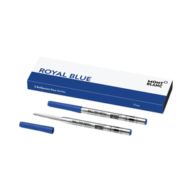 Refill Kugelschreibermine F Royal blue Montblanc 128213 / 124492 (PACK=2 STÜCK) Produktbild