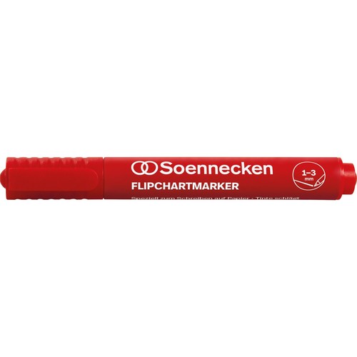 Flipchartmarker 1-3mm Rundspitze rot BestStandard 3075 Produktbild Front View L