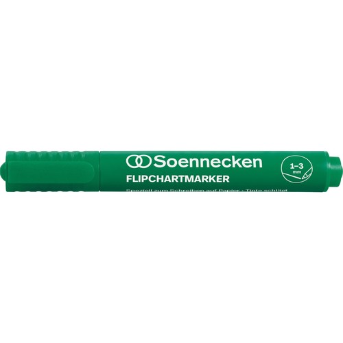 Flipchartmarker 1-3mm Rundspitze grün BestStandard 3077 Produktbild Front View L