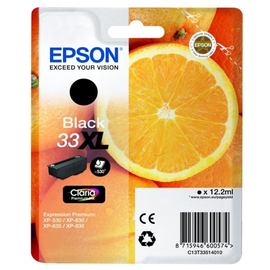 Tintenpatrone 33XL für Epson Stylus Expression Home XP-530 12,2ml schwarz Epson T335140 Produktbild