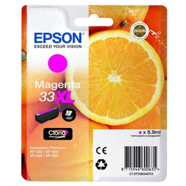 Tintenpatrone 33XL für Epson Stylus Expression Home XP-530 8,9ml magenta Epson T336340 Produktbild